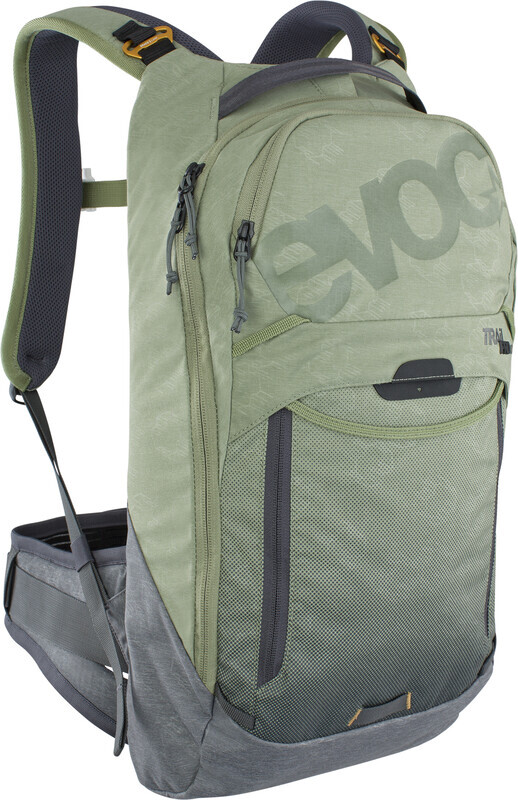 EVOC Trail Pro 10 Protector Backpack, light olive/carbon grey