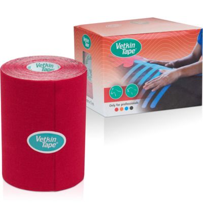 VetkinTape Red 10 cm x 5 m rol (1ST)