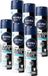 NIVEA MEN Black & White Fresh Vaporisateur Anti-transpirant - 6 x 150 ml