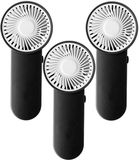 Trendoz Cooling Mini handventilator - 3x - zwart