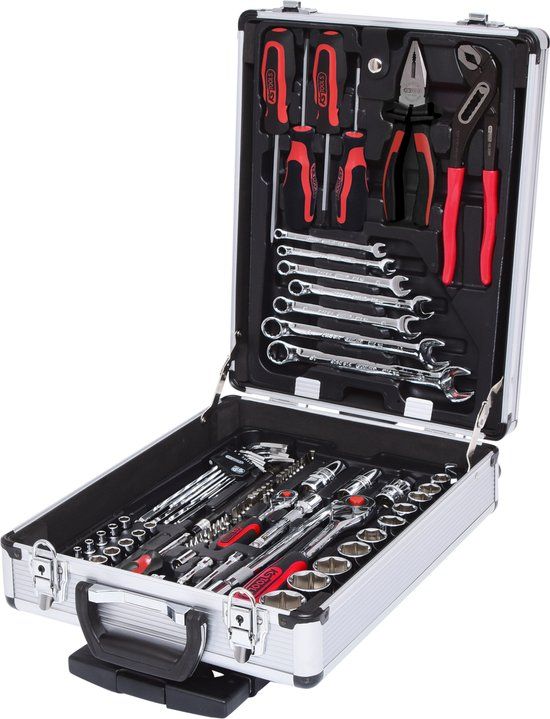 KS Tools 918.0690 CHROMEplus Gereedschapset - 90-dlg - 1/4" + 1/2"