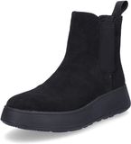 FitFlop Dameslaarzen F-Mode Chelsea boots Suède Zwart Maat 40