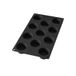 Lékué 880889 Muffin mould Silicone Black 11 pieces