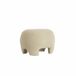 Light & Living Poef Zenica - Blanc - 53x41x38cm - Bohemian