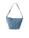 Calvin Klein Schoudertas blauw denim / wit