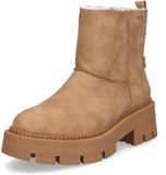 Tamaris - Dames - Enkellaarzen - Bruin - Synthetisch - Ritssluiting - 5-7 cm hakhoogte