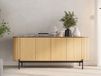 ROTARIO Buffet 4 portes 168 cm chêne vincenza