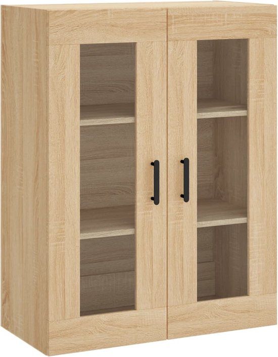 vidaXL Wandkast Sonoma Eiken 69,5x34x90 cm