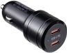 Voltcraft VC-PD40W-2C USB-oplader 40 W 2x USB-C USB PD Zwart Auto USB Power Delivery (USB-PD)