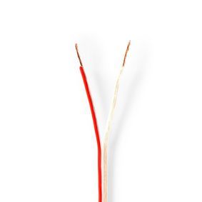 Nedis CABR0750TR1000 - Audio kabel - 100 m - Transparant