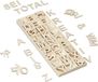Merkloos Relaxdays Houten Letters Alfabet