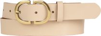 Van Zon Mode Ceinture 30656 Femme Cuir Basique Doré Boucle classique