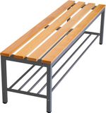 Furni24 garderobebank met schoenenrek 150 cm antraciet