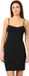 Merry Style Dames Onderjurk - Nachthemd - kort - V-neck - verstelbare Spaghetti bandjes - Viscose - Zwart - XS