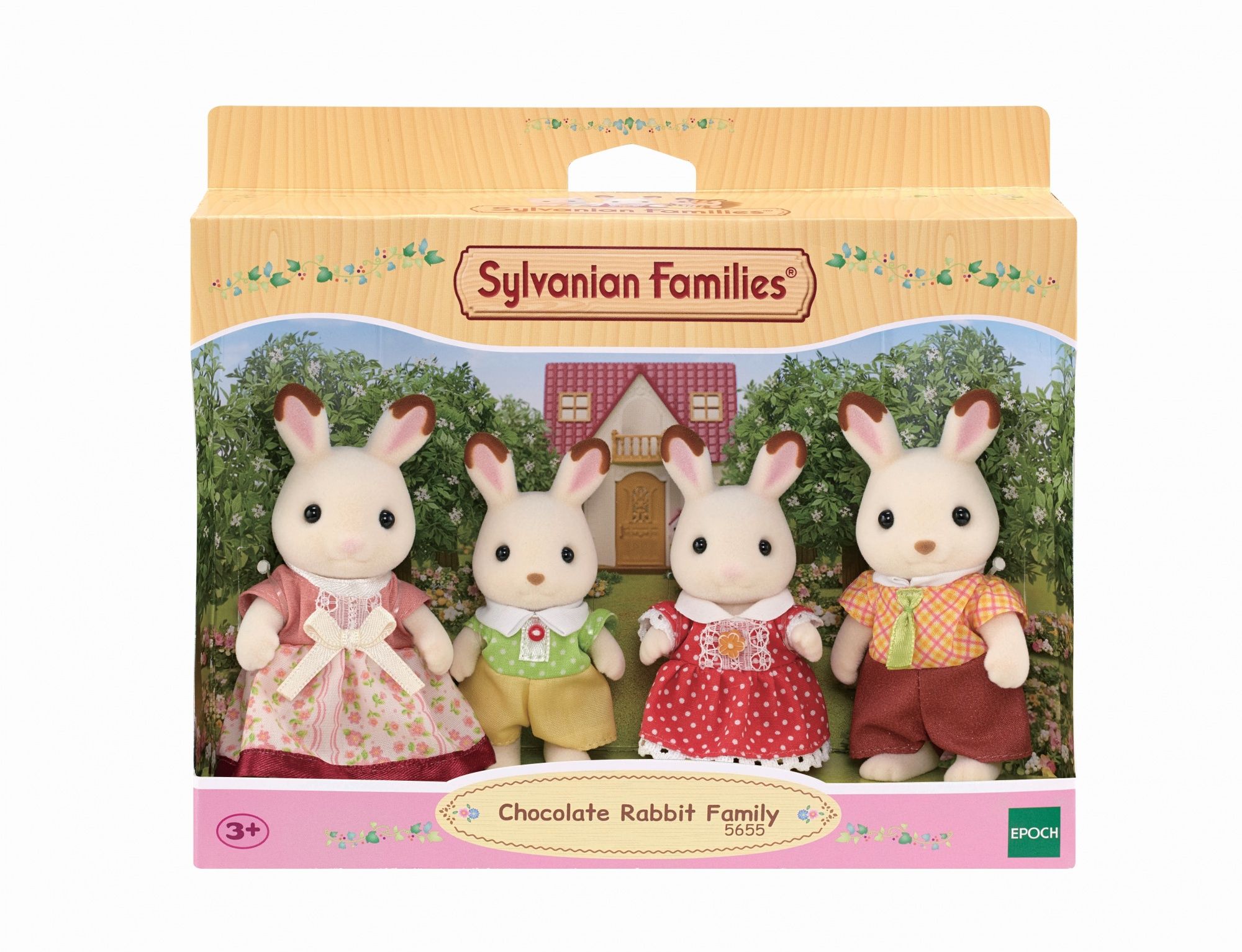 Sylvanian Families Familie Chocoladekonijn - Speelgoed Figuurset - 4 stuks