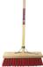 Synx Tools Balai de rue en nylon 40 cm avec manche de 150 cm