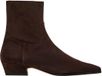 Steve Madden Dusty suède laarzen - donkerbruin