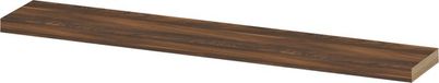 Ink 20d wandplank - 120x20x3.5cm - voorzijde afgekant - tbv nis - MFC Noten 1258712