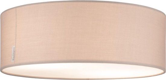 Paulmann Mari Plafondlamp - Beige - Textiel - E27 - Ø 38 cm - Met Dimfunctie