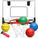 Shenzhen Haorui Industrial Technology Co., Ltd. Mini panier de basket - panier de basket de porte pour enfants et adultes - panier de basket d'espace avec 3 balles en caoutchouc - faveurs de fête de sport - cadeau de porte de bureau à domicile - garçons filles