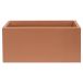 WellHome Top Garden Rotri Pot en polyéthylène avec forme, terre cuite, 80 x 40 x 40 cm