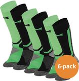 Xtreme Sockswear Xtreme Snowboard Sokken - Multi Green - Maat 45/47 - 6 paar