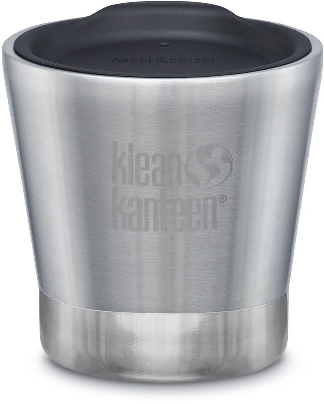 Klean Kanteen Tumbler Drinkfles 237ml vacuüm geïsoleerd, brushed stainless 2020