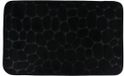 Tendance Badmat mat Pebble - microfiber - Memory Foam - zwart - 50 x 80 cm - antislip - badkamer