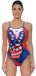 CROTTON SA Turbo Victory Maillot de bain rayé sans manches col rond Polyester/Polybutylène téréphtalate M Femme