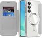 Techsuit Hoesje voor Samsung Galaxy A16 - SmartMag Book Wallet Case - Geschikt voor MagSafe - Grijs