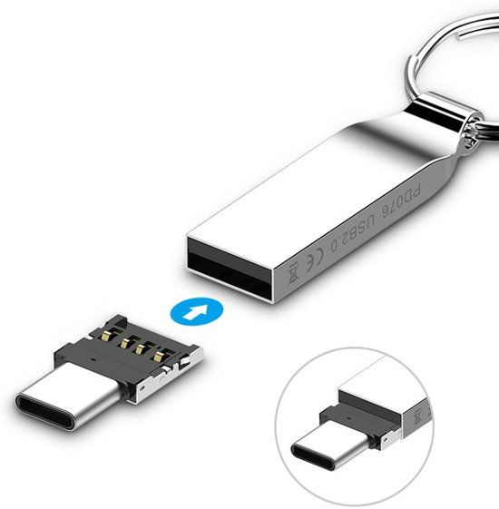 Drphone DM01 OTG Adapter - USB naar Type C - Handig voor USB Sticks, Controllers en meer