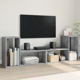 Maison Exclusive - Meuble TV, 2 pièces, couleur béton, 75x30x50 cm, panneau de particules