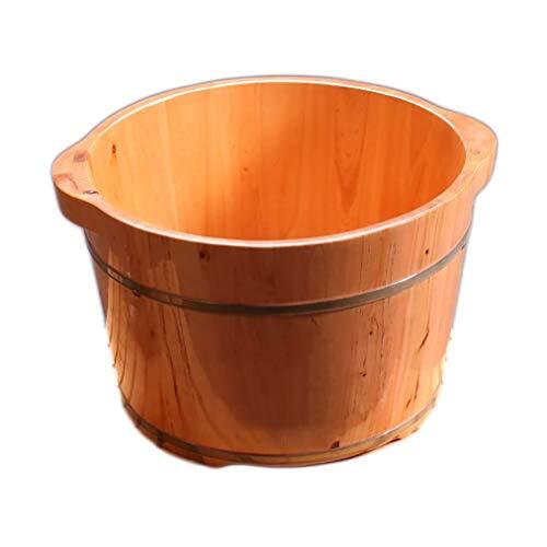 XXF-Shop Emmer for voetenbad, Sauna accessoires Sauna emmer emmer, Handgemaakt Houten Footbath Tubs, Voet Relaxing Barrel