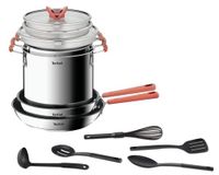 Tefal G721SD74 Opti'Space 10-delige ruimtebesparende pannenset