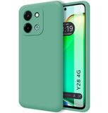 Tumundosmartphone Hoesjes van vloeibare siliconen, zeer zacht voor Vivo Y28 4G, groen