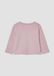 s.Oliver T-shirt Kinderen Unisex Roze Katoen Korte Mouw Extra Kort Aansluitend Maat 68