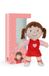 Clavis Joy Clavis Uitgeverij Knuffel Lotje Bruin/Roze/Rood
