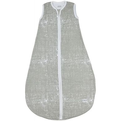 Meyco Slaapzak rond fijne lijntjes grijs
