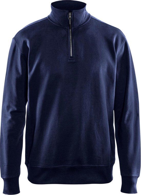Blåkläder Sweatshirt met halve rits 3369-1158 - Donkergrijs - 4XL