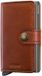Secrid Miniwallet Texano Portemonnee en cuir Marron Homme, Femme