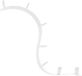 Kartell Bookworm Wandplank 7 Boeksteunen Wit