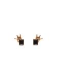 Gaya Leo E-Commerce Ltd. Gaya Earrings Rose Gold Black Multi Zirconia Oorhangers