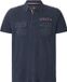 Jan Vanderstorm heren Poloshirt - 64/66 - donkerblauw - Plus Size