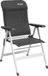 Outwell Chaise pliante Ontario noir et gris
