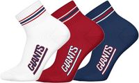 Nfl NFL NY GIANTS Quarter Socks - 3-pack - Wit/Rood/Blauw - Maat 43/46
