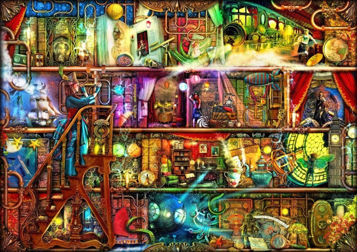 Blue Bird 1000 legpuzzel The Fantastic Voyage