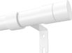Bol Tringle à rideaux extensible - pour rideaux lourds - 81 à 199 cm - blanc - métal