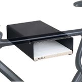 PARAX S-Rack Fiets wandmontage Aluminium, zwart/wit