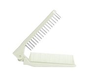PLIC BEAUTY Opvouwbare haarborstel - compact en praktisch - ideaal voor op reis - pastelgroen