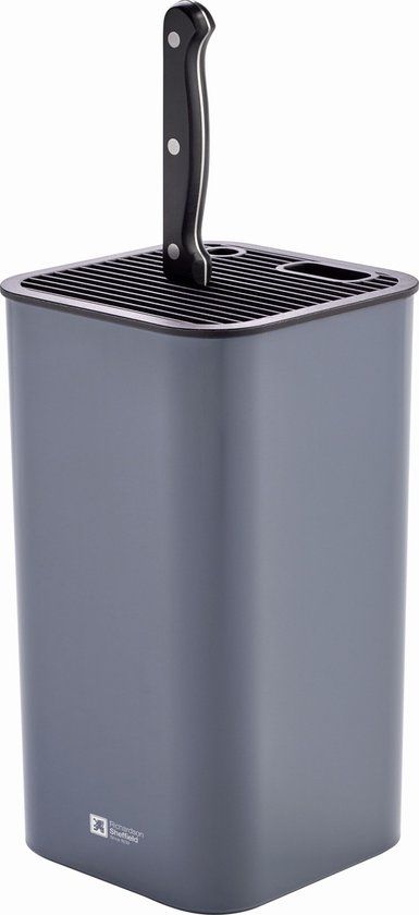 Richardson Sheffield Universeel Messenblok Grijs - 6 messen - Kunststof